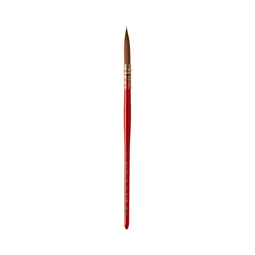 Pędzel okrągły syntetyczny Colineo Red seria 412 - Da Vinci - nr 1