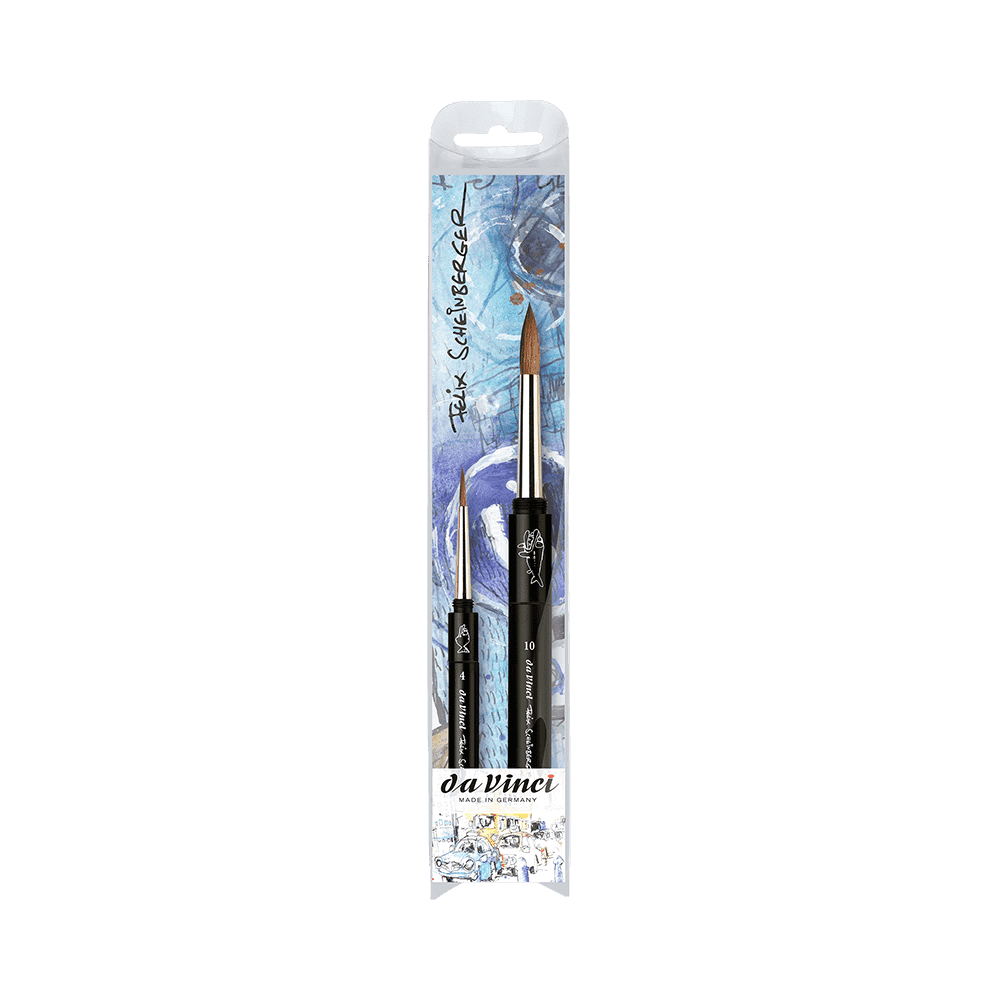 Set of Felix Scheinberger Colineo synthetic brushes - Da Vinci - 2 pcs.