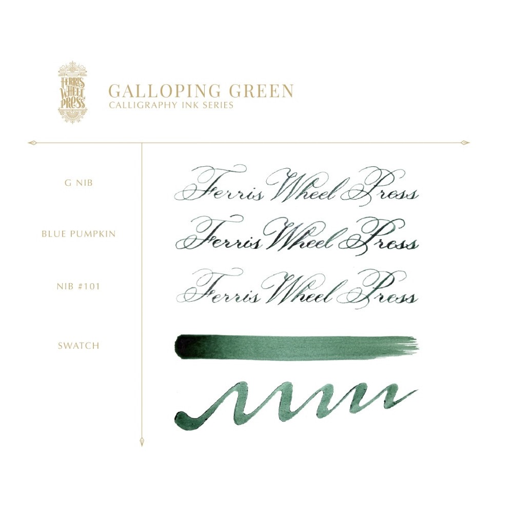 Waterproof ink - Ferris Wheel Press - Galloping Green 28 ml