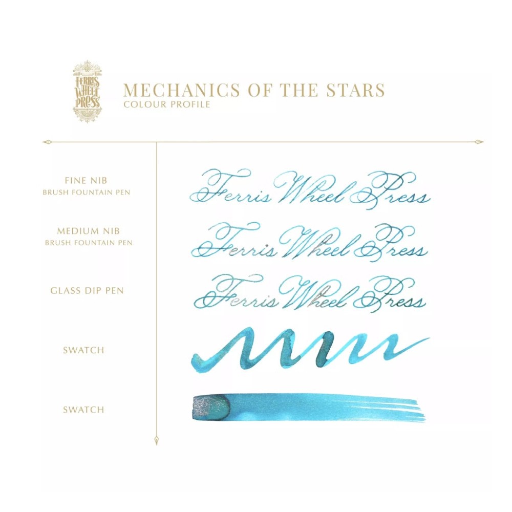 Calligraphy ink - Ferris Wheel Press - Mechanics of the Stars 38 ml