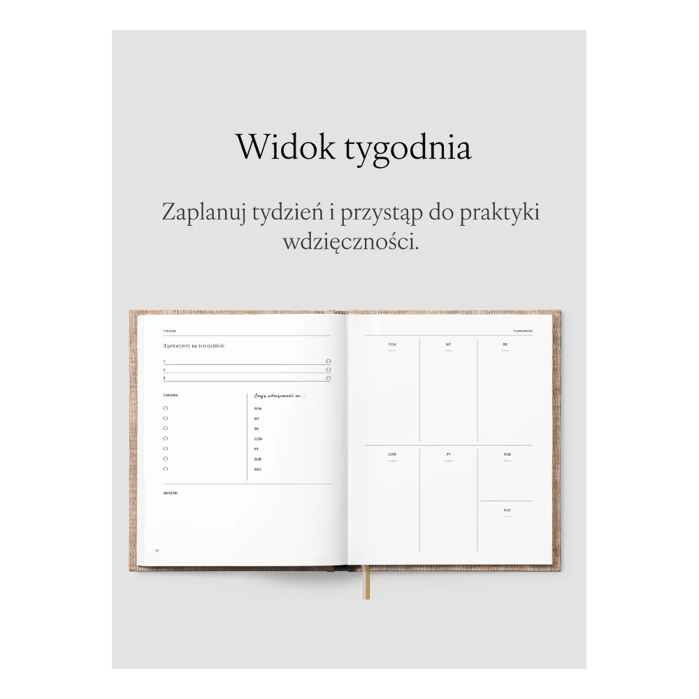 Planer Jaśnie Plan niedatowany - bordowy
