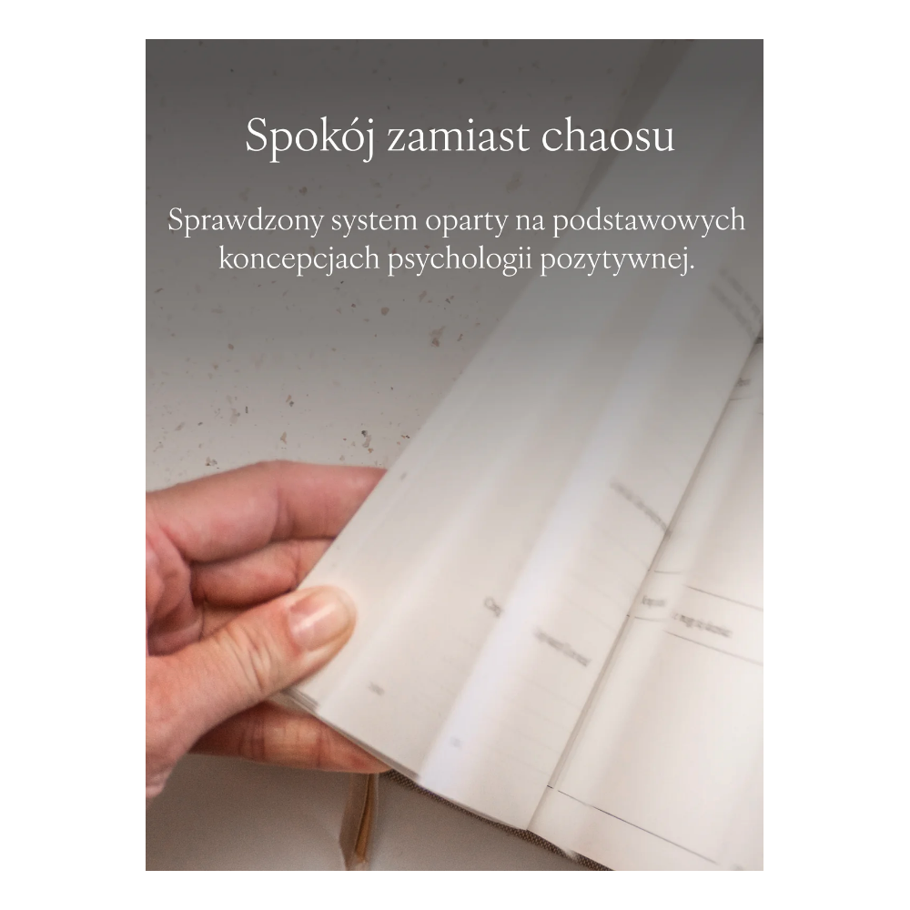 Planer Jaśnie Plan niedatowany - brązowy