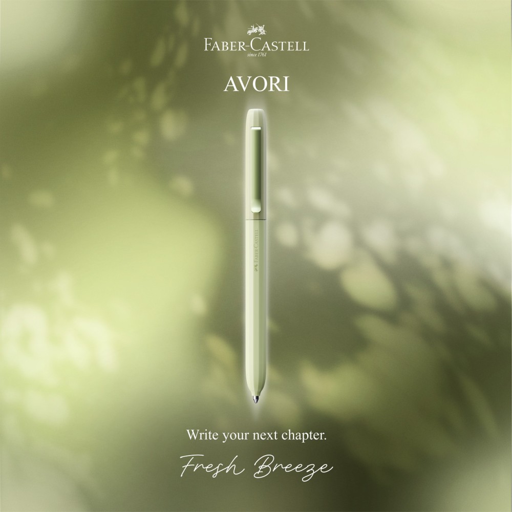Długopis Avori M z etui - Faber-Castell - Fresh Breeze