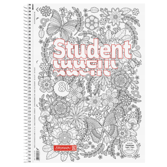 Spiral ruled notebook Student Lew A4 - Brunnen - 90 g/m2 80 sheets