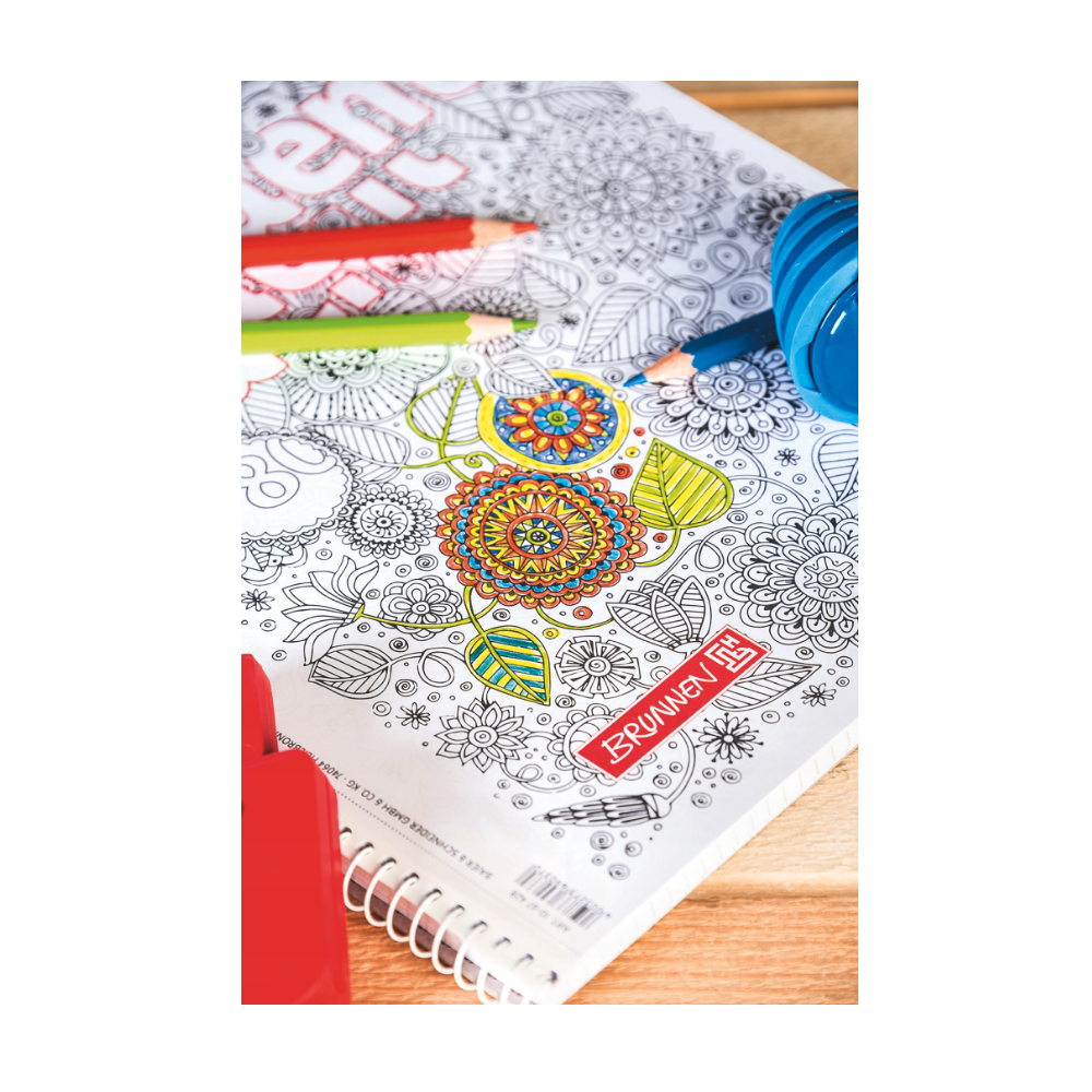 Spiral ruled notebook Student Parrot A4 - Brunnen - 90 g/m2 80 sheets