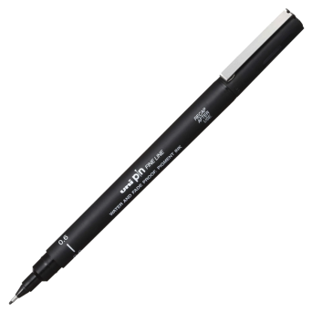 Fineliner Pen UNI PIN 006-200 Black