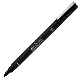 Fineliner Pen Pin 200 - Uni - black, 0,01 mm