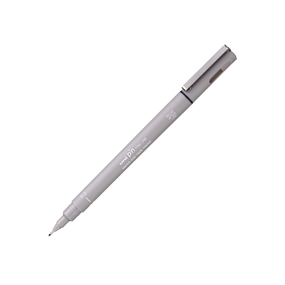 Fineliner Pen UNI PIN 005-200 light grey