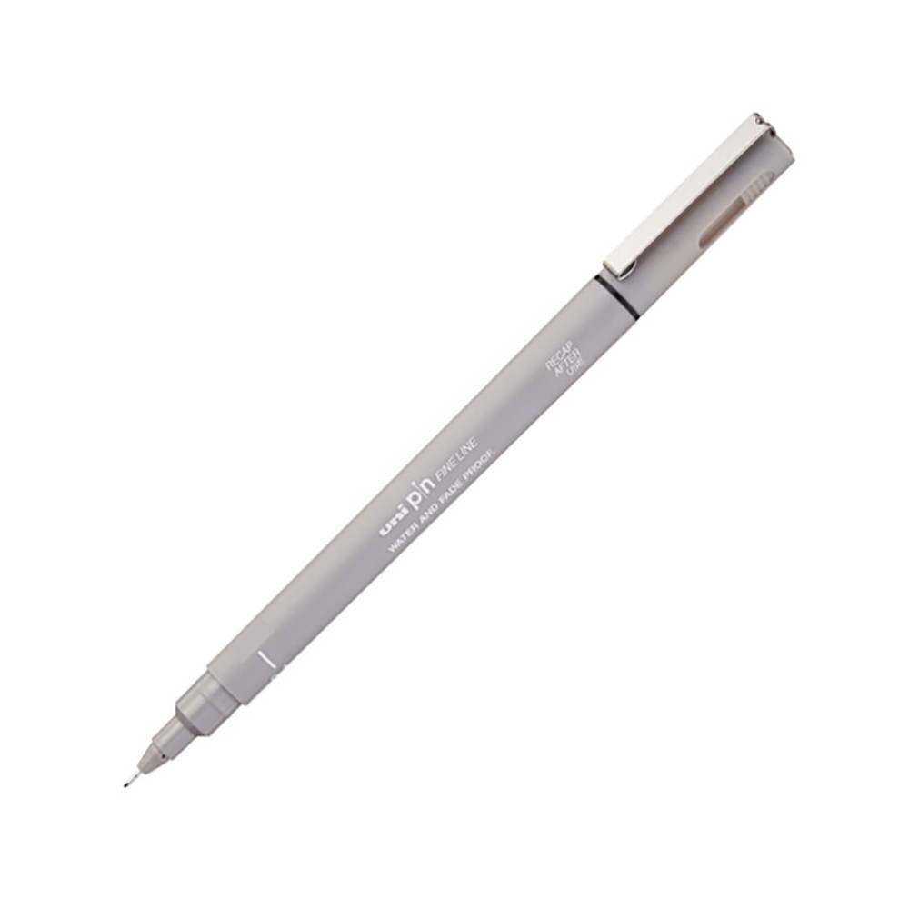 Fineliner Pen UNI PIN 001-200 light grey