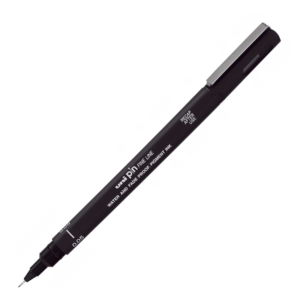 Fineliner Pen UNI PIN 005-200 Black