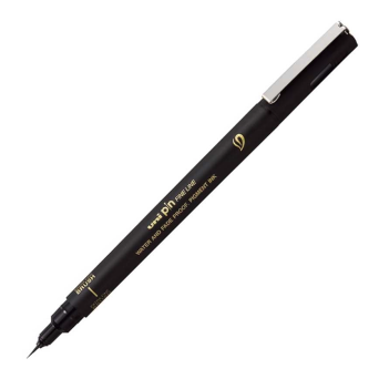 Cienkopis kreślarski z pędzelkiem Brush Fine Liner 500 - Uni - black