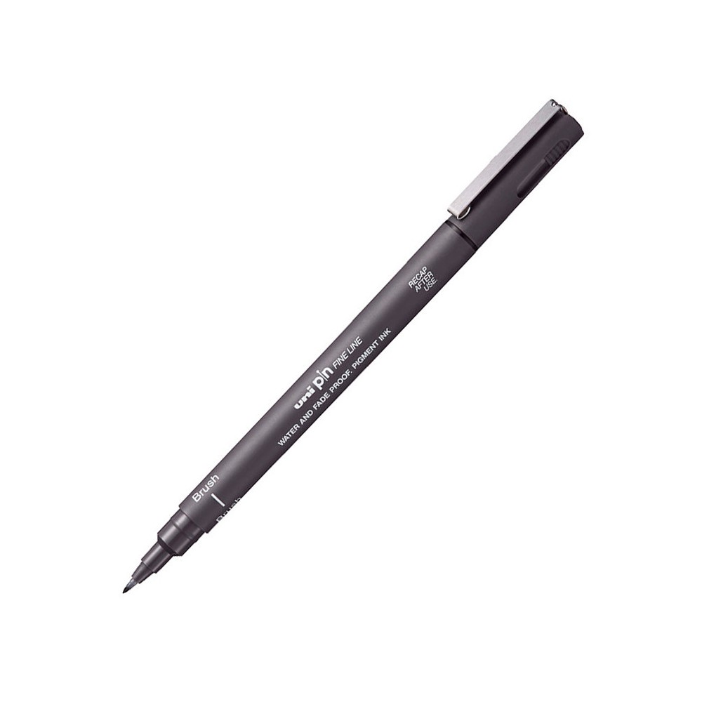 Fineliner Pen Pin Brush 200 - Uni - dark grey