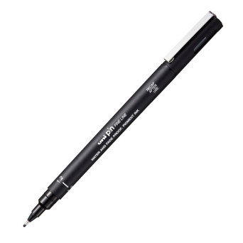 Fineliner Pen Pin 200 - Uni - black 1,2 mm