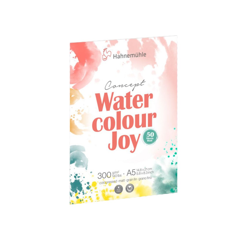 Blok do akwareli Watercolour Joy A5 - Hahnemühle - 300 g 50 ark.