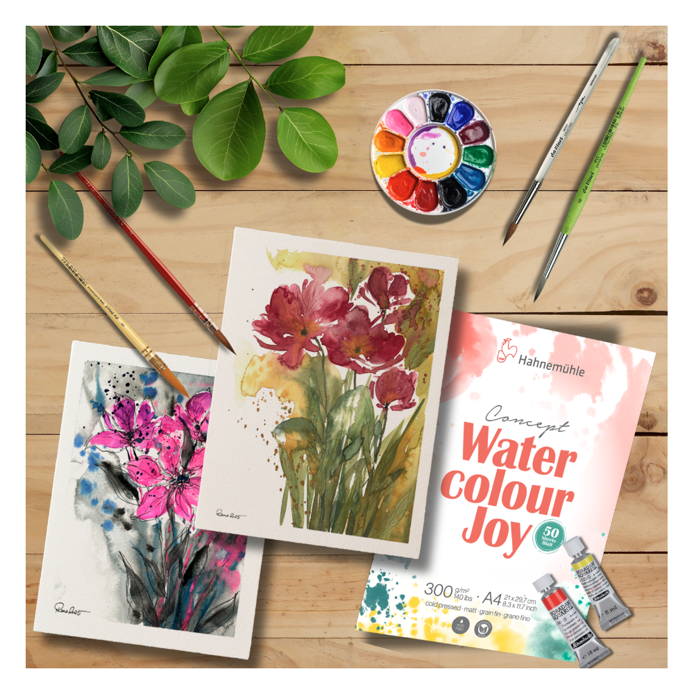 Watercolour Joy paper pad A5 - Hahnemühle - 300 g 50 sheets