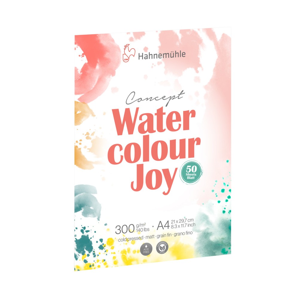 Watercolour Joy paper pad A4 - Hahnemühle - 300 g 50 sheets