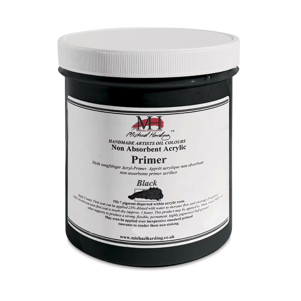 Non-Absorbent Acrylic Primer - Michael Harding - Black 500 ml