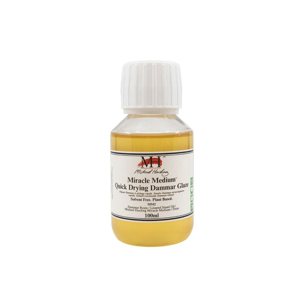 Quick drying dammar glaze Miracle Medium MM2 - Michael Harding - 100 ml