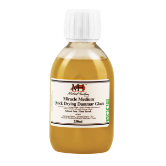 Quick drying dammar glaze Miracle Medium MM2 - Michael Harding - 250 ml