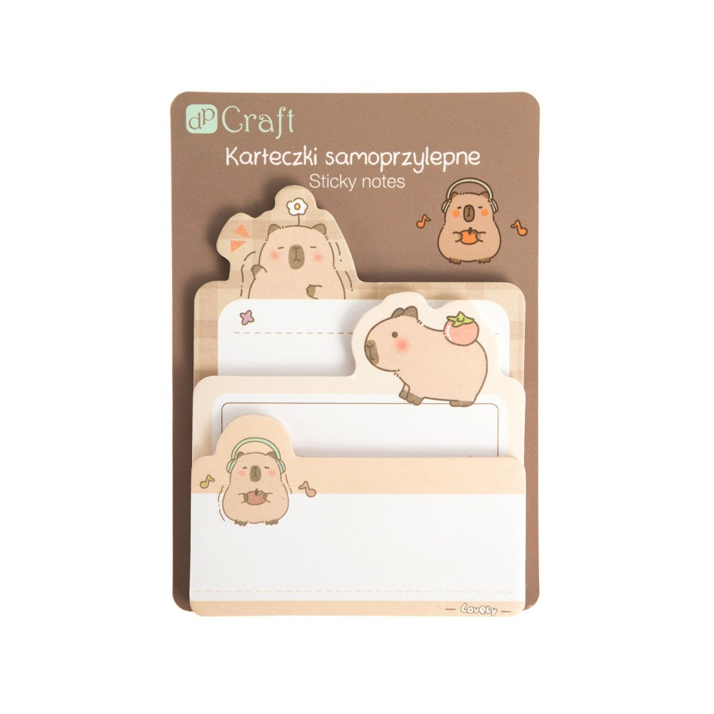Karteczki samoprzylepne Kapibara - DpCraft - 30 szt.