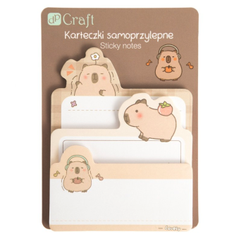Karteczki samoprzylepne Kapibara - DpCraft - 30 szt.