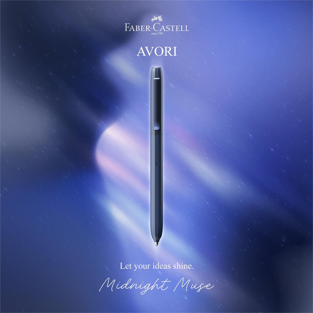 Avori ballpoint pen M with case - Faber-Castell - Midnight Muse