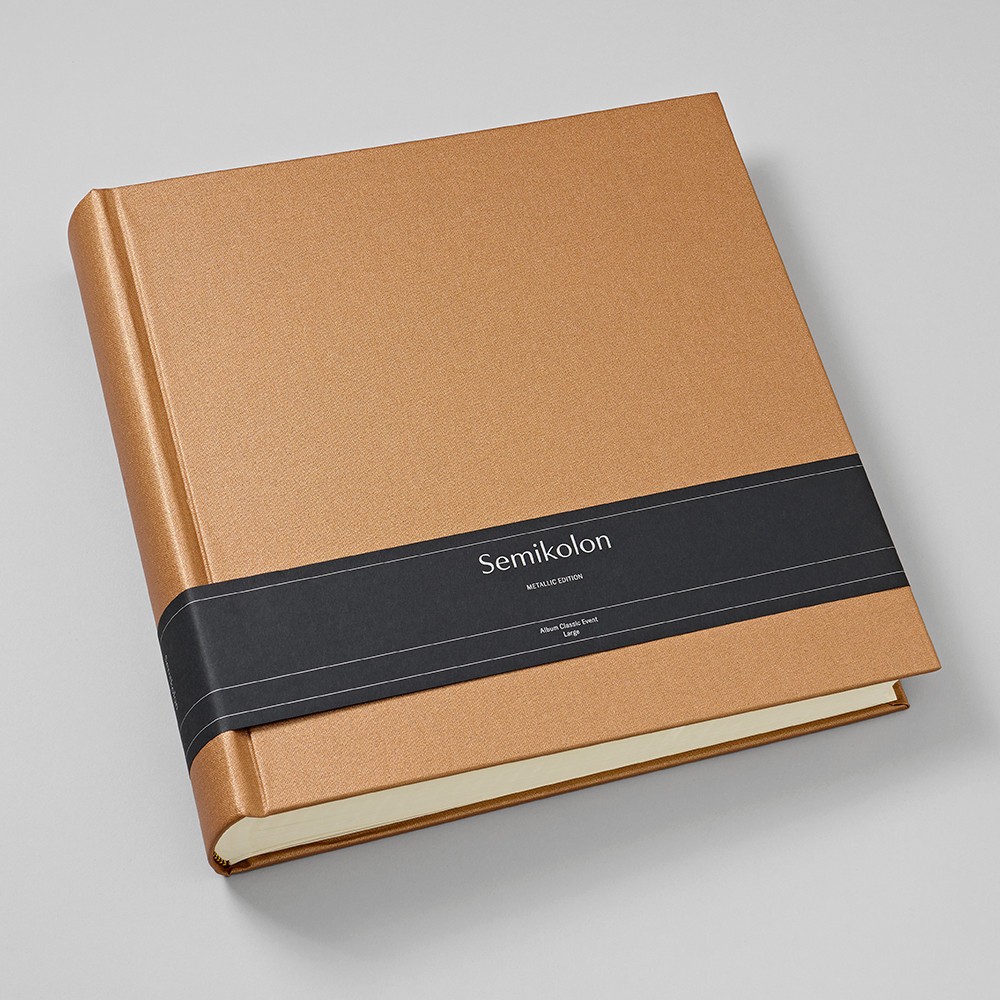 Photo album Classic Large Metallic - Semikolon - Urban Bronze