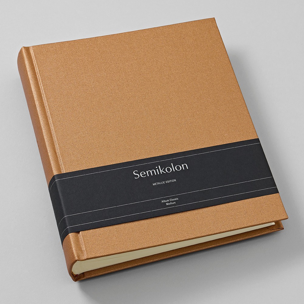 Photo album Classic Medium Metallic - Semikolon - Urban Bronze