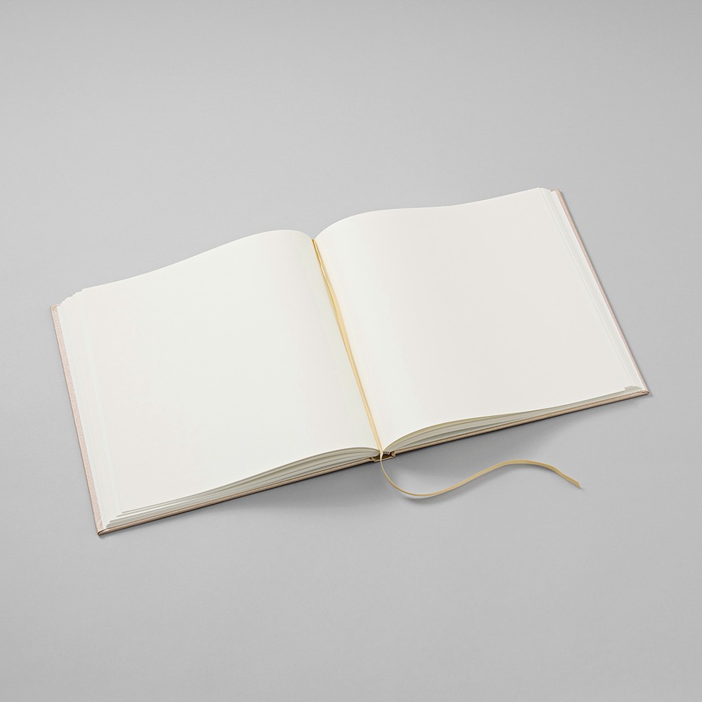 Guest book Heritage Line Metallic - Semikolon - Satin Champagne
