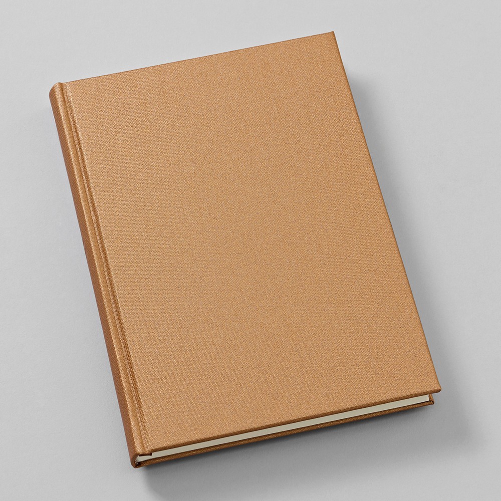 Dotted notebook Classic Metallic A5 - Semikolon - Urban Bronze