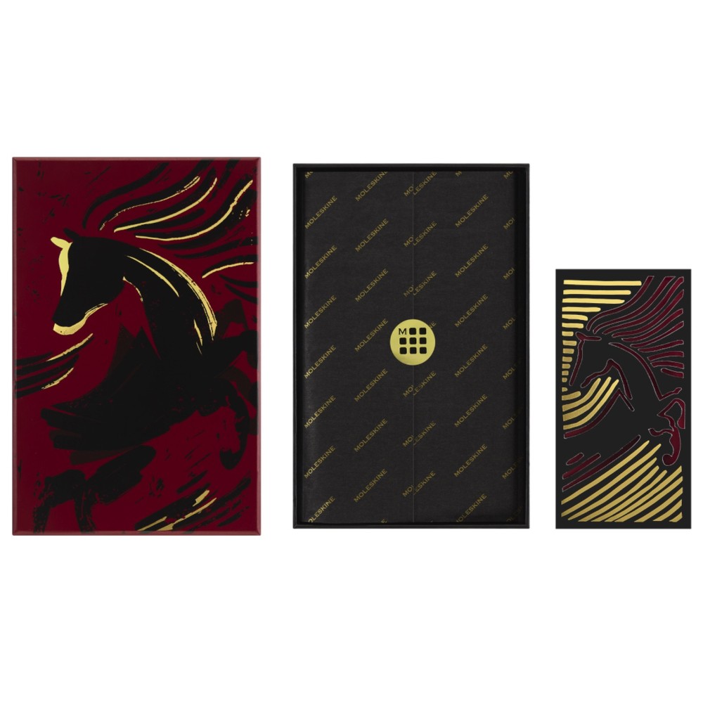 Notatnik w linie 2026 Year of the Horse Box - Moleskine - Red Fire Horse