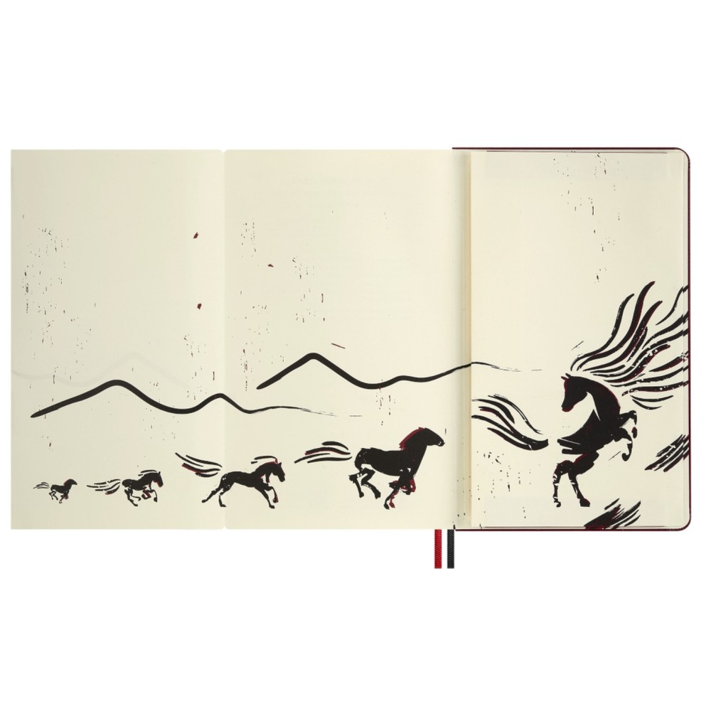 Ruled notebook 2026 Year of the Horse Box - Moleskine - Red Fire Horse