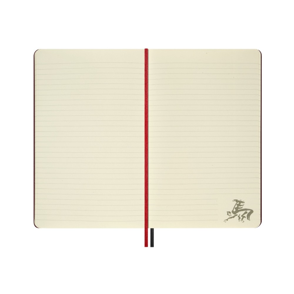 Ruled notebook 2026 Year of the Horse - Moleskine - Red Fire Horse