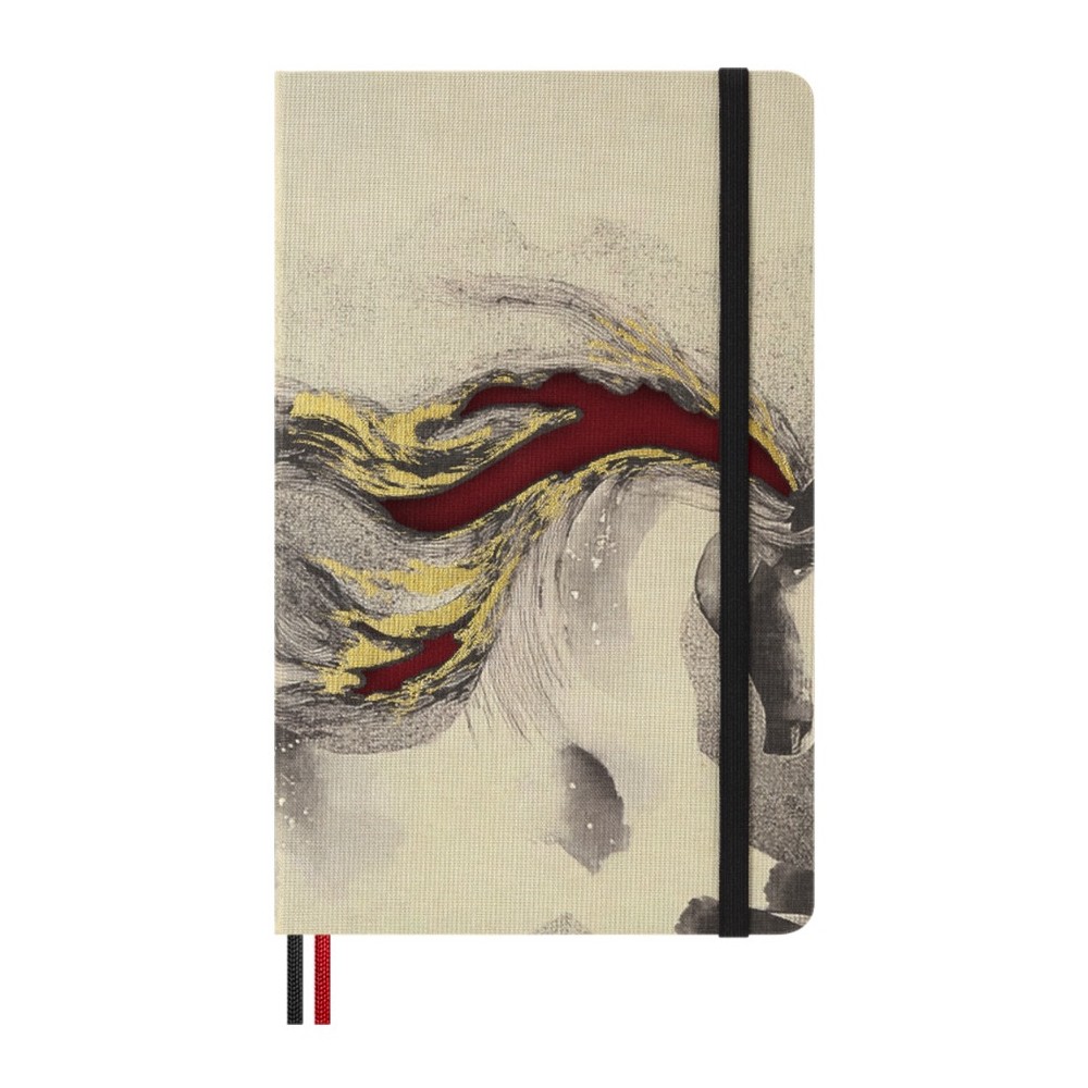 Notatnik w linie 2026 Year of the Horse Box - Moleskine - White Fire Horse