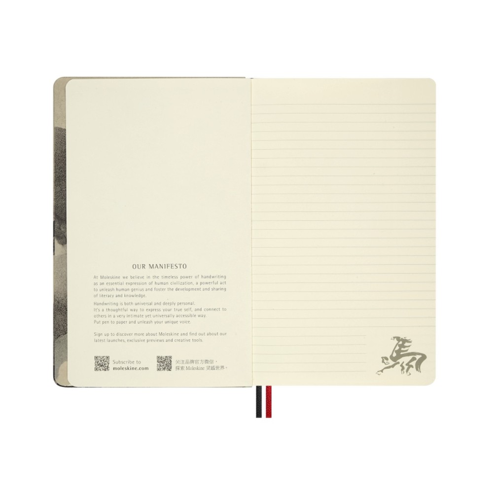 Ruled notebook 2026 Year of the Horse Box - Moleskine - White Fire Horse