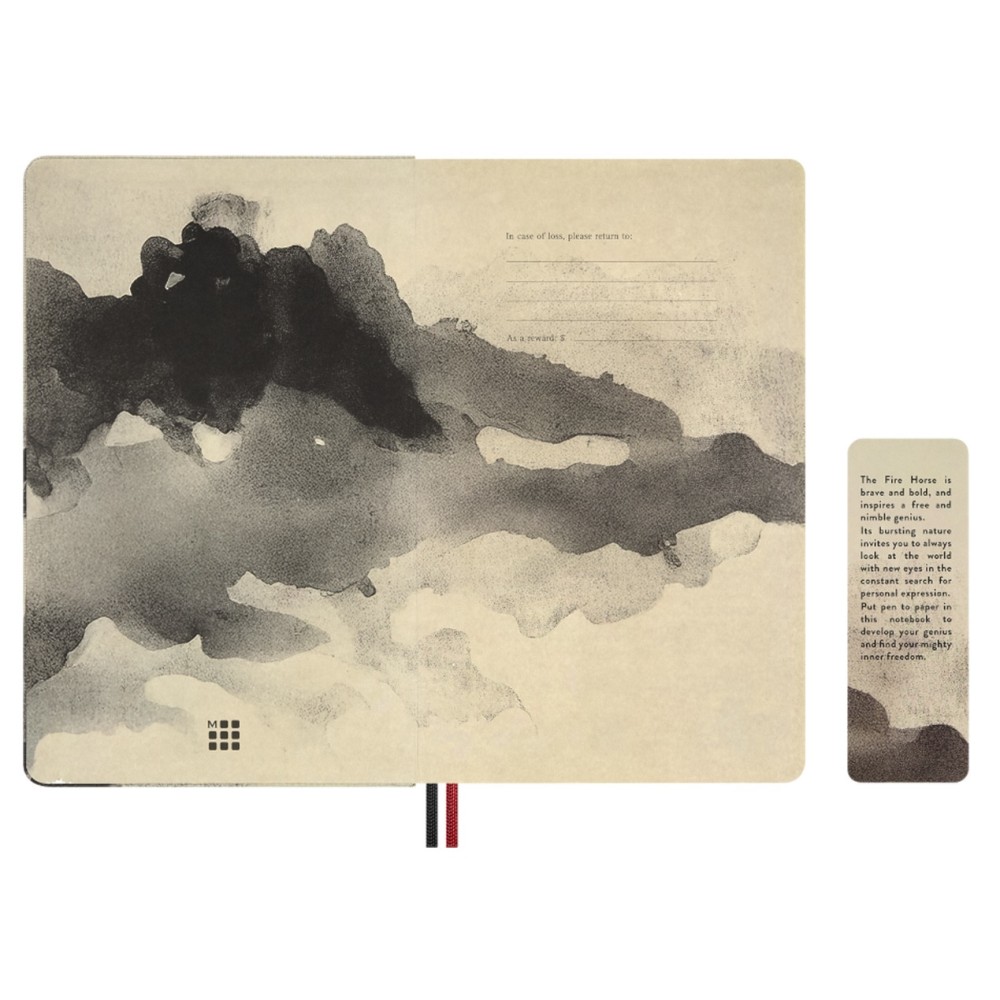 Notatnik w linie 2026 Year of the Horse Box - Moleskine - White Fire Horse