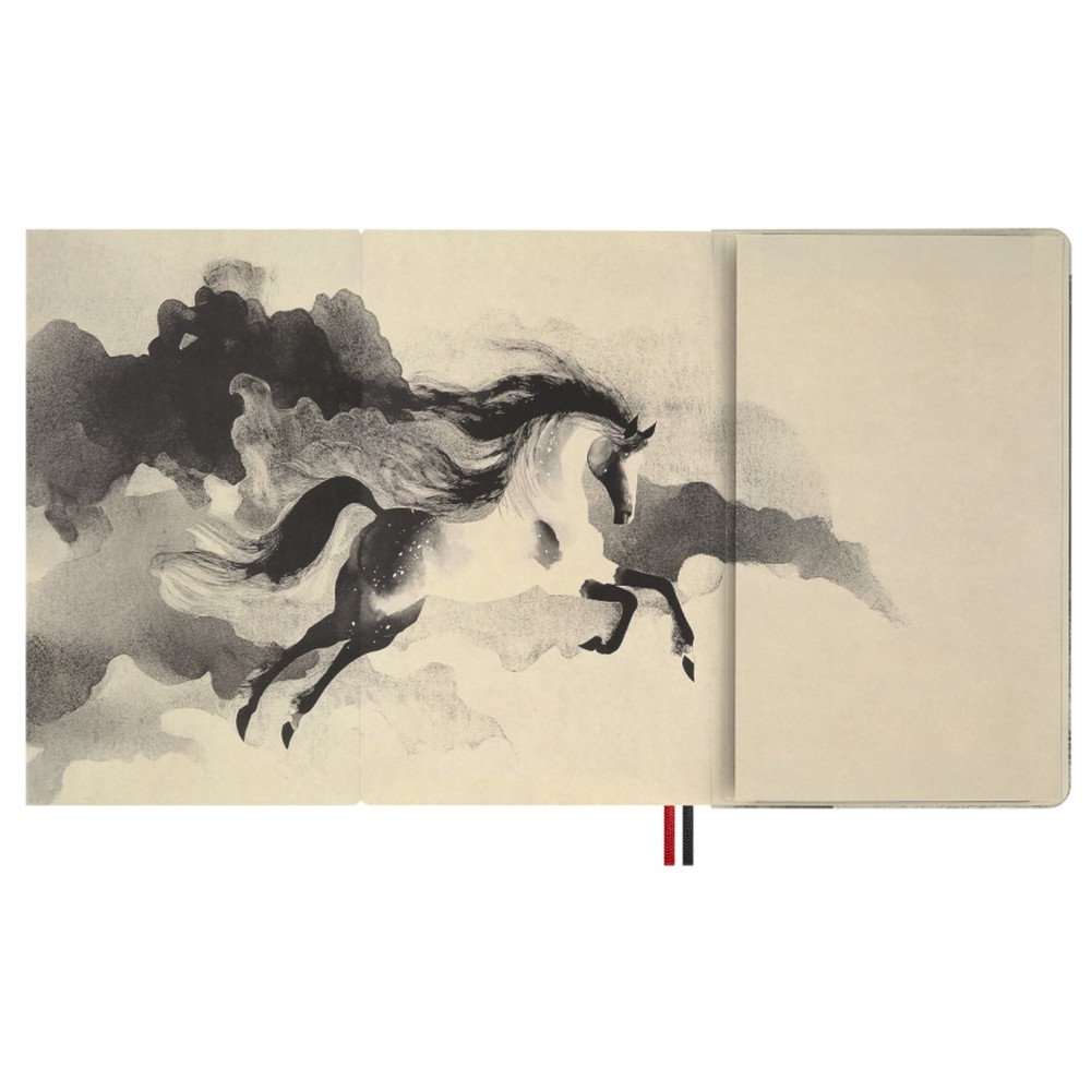 Ruled notebook 2026 Year of the Horse Box - Moleskine - White Fire Horse