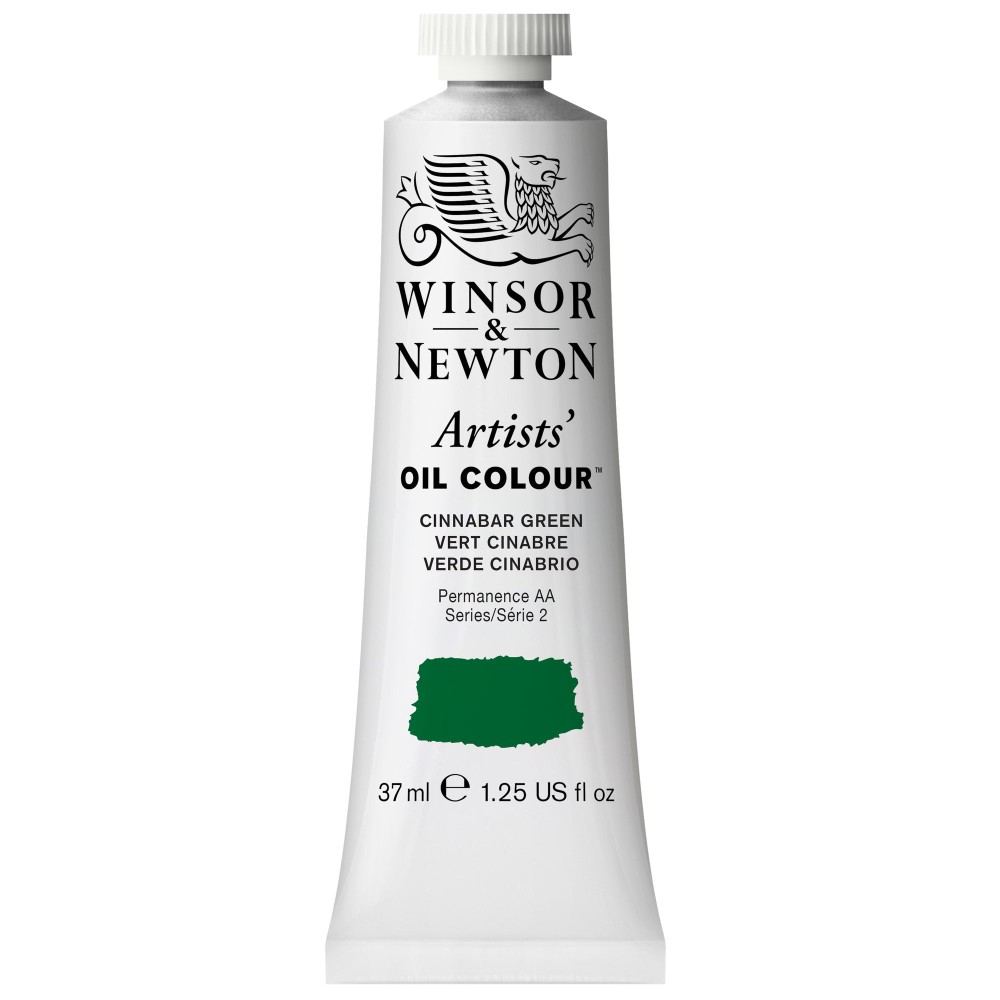 Oil paint Artists' Oil Colour - Winsor & Newton - Cinnabar Green 37 ml