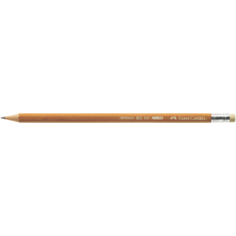 Ołówek grafitowy z gumką 1117 HB - Faber-Castell