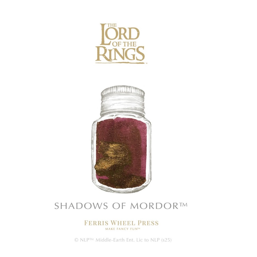 Calligraphy ink The Lord of the Rings - Ferris Wheel Press - Shadows of Mordor 28 ml