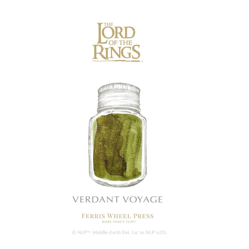Calligraphy ink The Lord of the Rings - Ferris Wheel Press - Verdant Voyage 28 ml