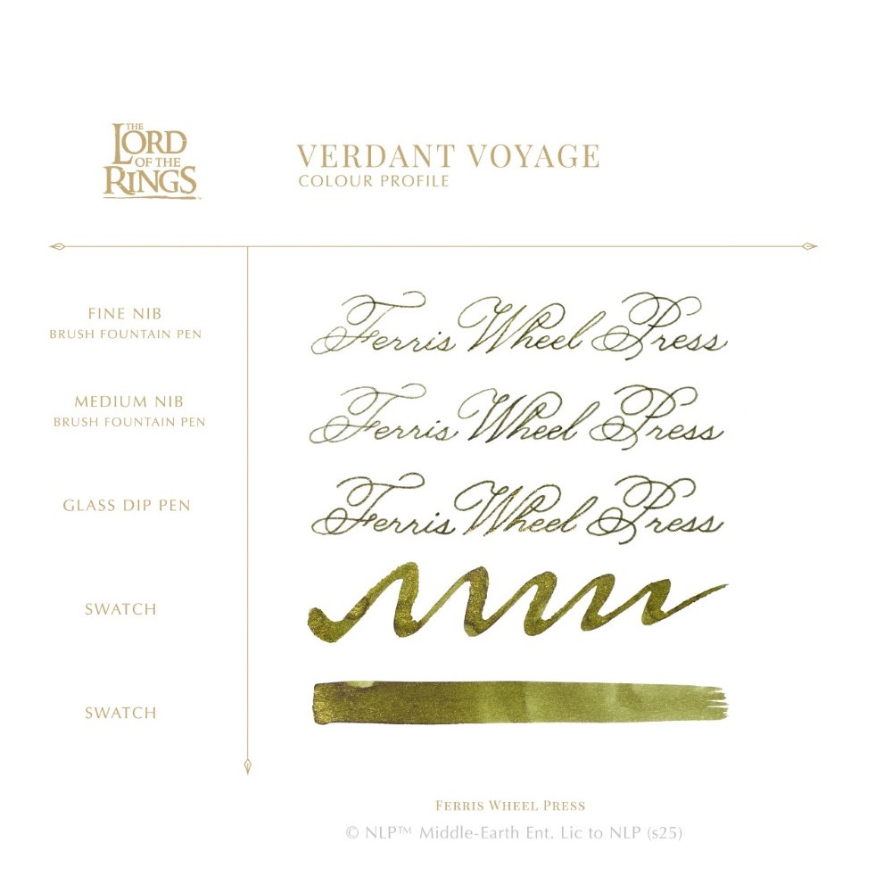 Atrament The Lord of the Rings - Ferris Wheel Press - Verdant Voyage 28 ml