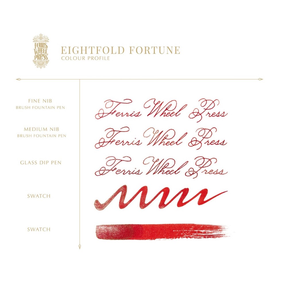 Calligraphy ink FerriTales Limited Edition - Ferris Wheel Press - Eightfold Fortune 20 ml