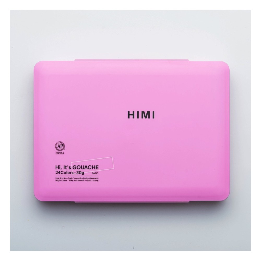 Set of Jelly Cup Gouache - HIMI - Pink 24 pcs. x 30 g
