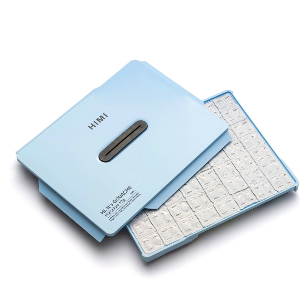 Zestaw gwaszy Twin Cup Ice Blue - HIMI - 112 szt.