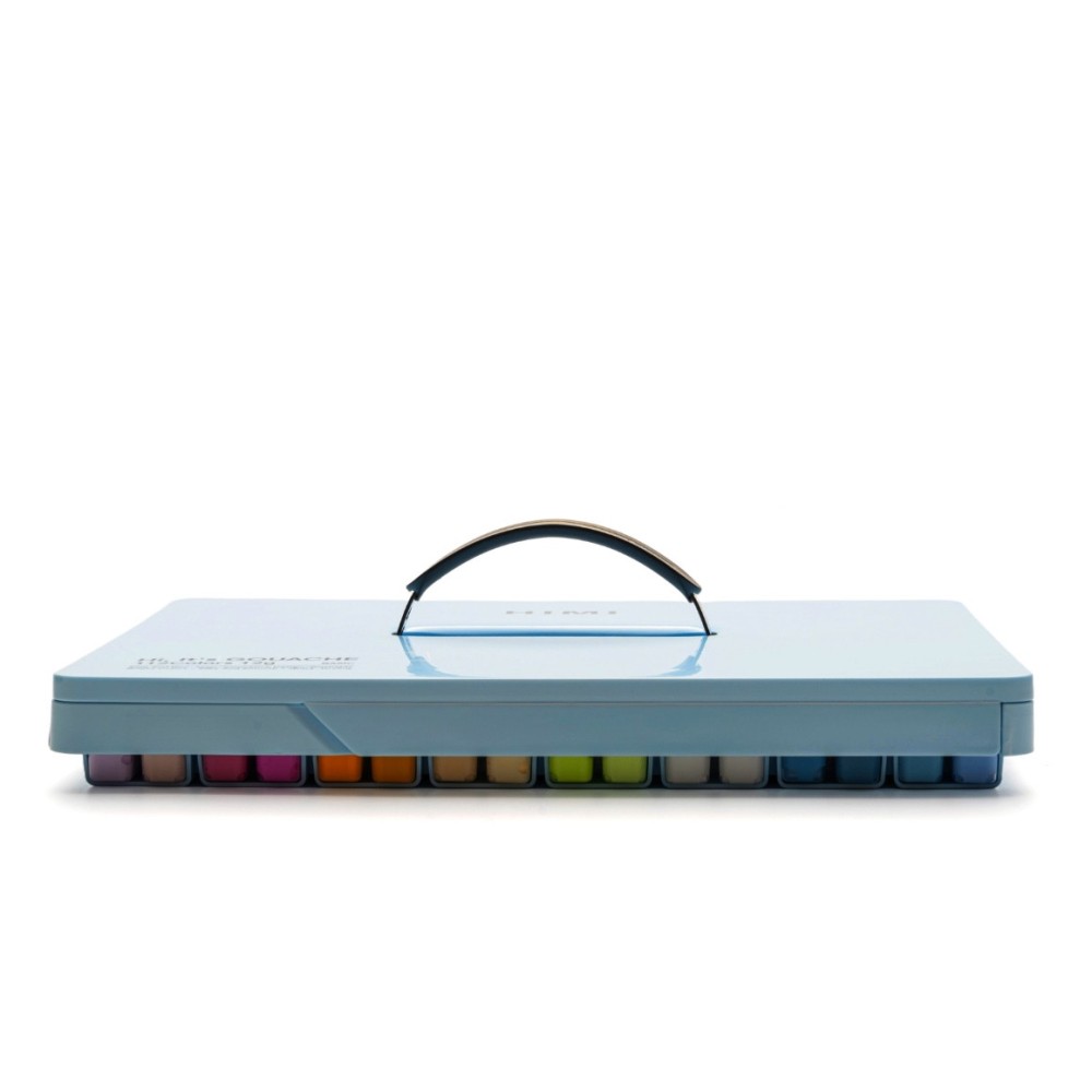 Zestaw gwaszy Twin Cup Ice Blue - HIMI - 112 szt.