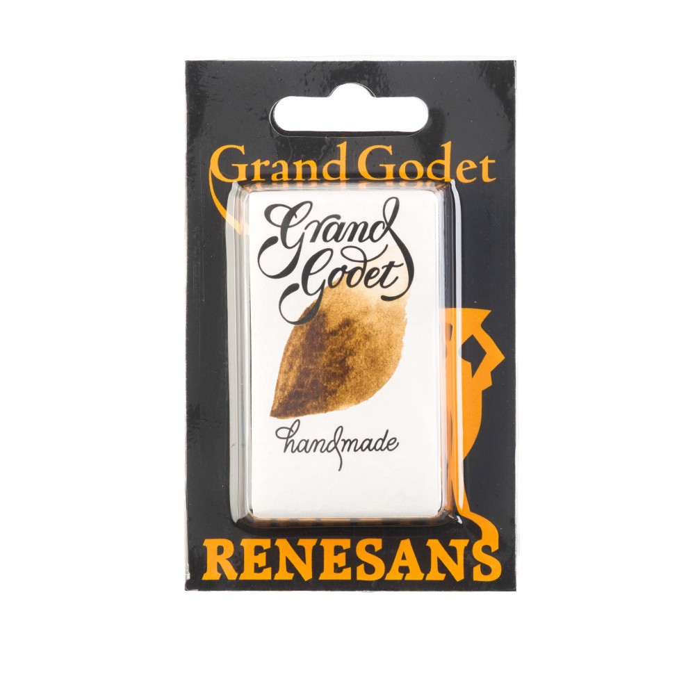 Farba akwarelowa Grand Godet w kostce - Renesans - 45 Yellow Bitumen