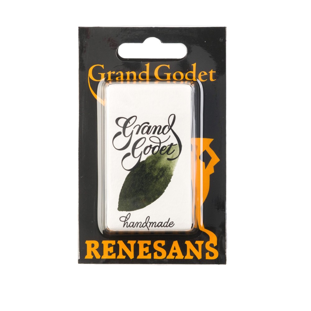 Farba akwarelowa Grand Godet w kostce - Renesans - 32 Nocturne Green