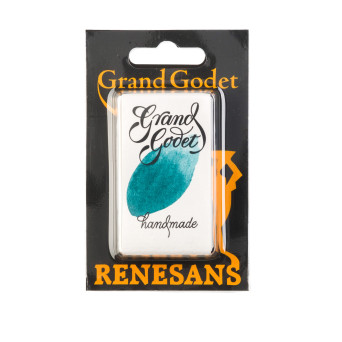 Farba akwarelowa Grand Godet w kostce - Renesans - 28 Copper Green Deep