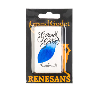 Farba akwarelowa Grand Godet w kostce - Renesans - 24 Oriental Blue